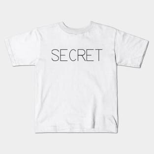 Secret Logo Kids T-Shirt